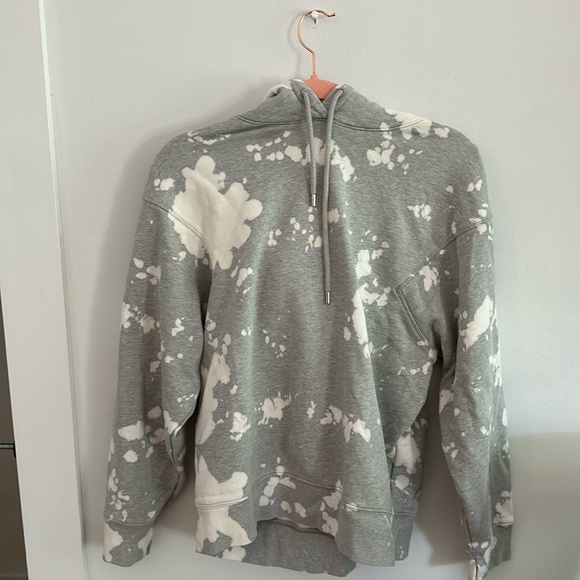 Frame Denim Tops - Frame Bleached Hoodie